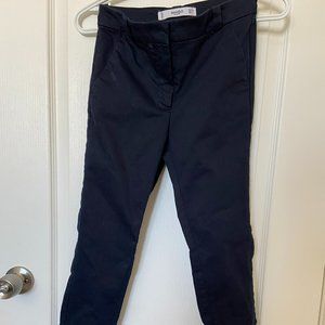 Navy blue pants size 0 ankle length